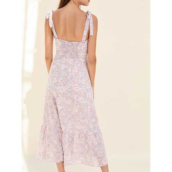 NEW NWT Reformation Nikita Irene Floral MIDI Dress - Picture 3 of 6